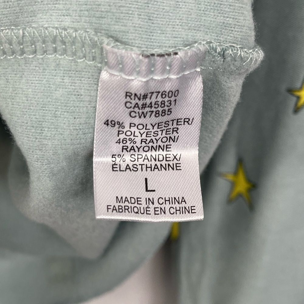 Chaser Brand Star Print Hoodie & Joggers Set Blue Yellow Revolve Loungewear L M - Picture 8 of 16